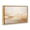 Stupell Industries Neutral Abstract Horizon Line Floating Frame Design by LSR Creative Studio